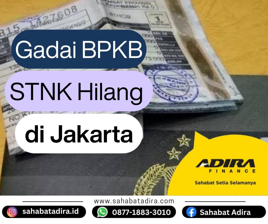 Gadai BPKB STNK Hilang di Jakarta