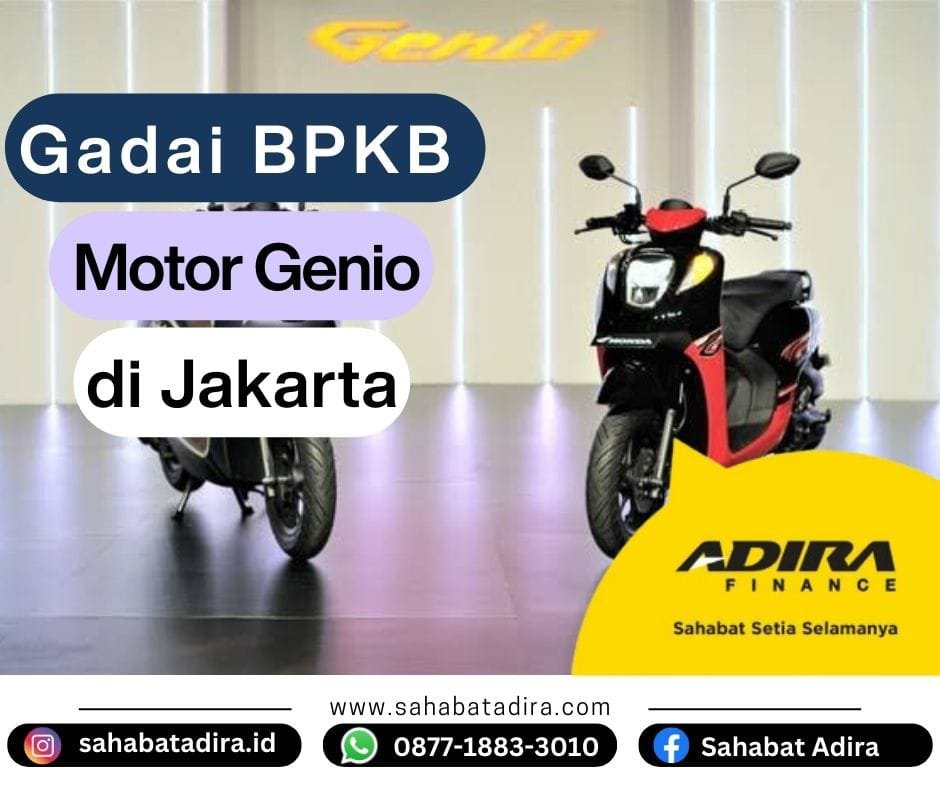 gadai bpkb motor genio di jakarta