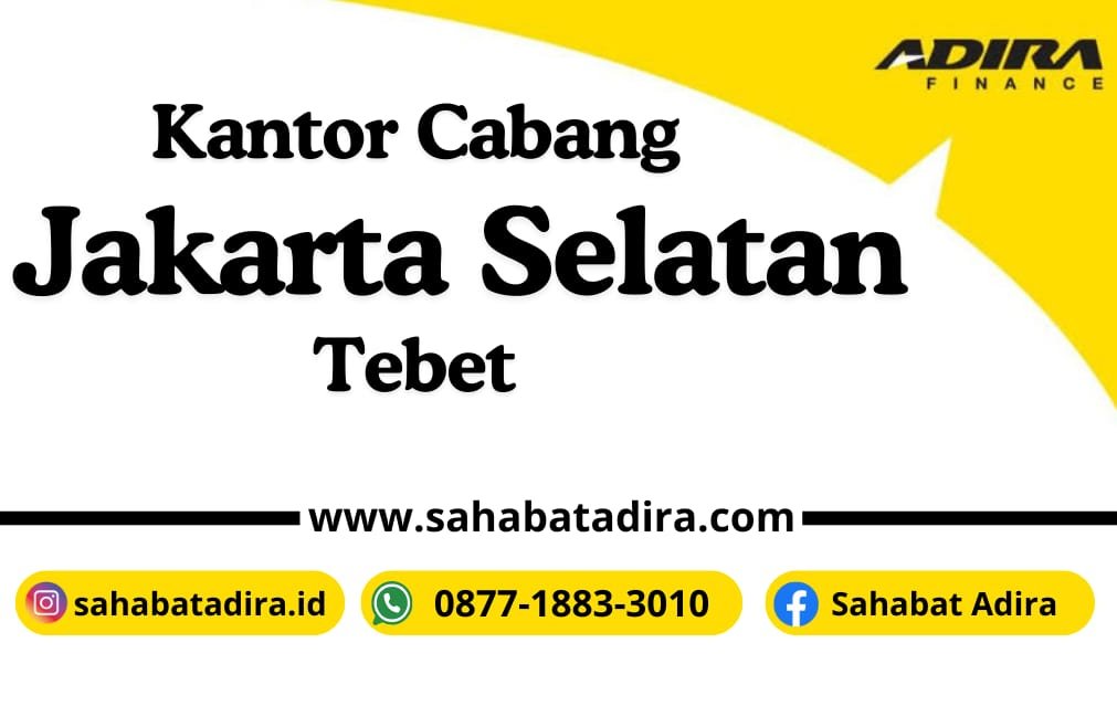 Gadai BPKB Adira Tebet Jakarta Selatan
