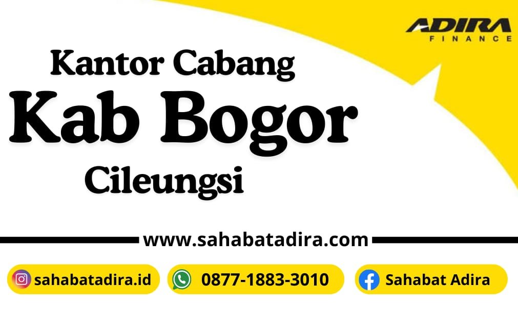 Gadai BPKB Adira Cileungsi Kabupaten Bogor