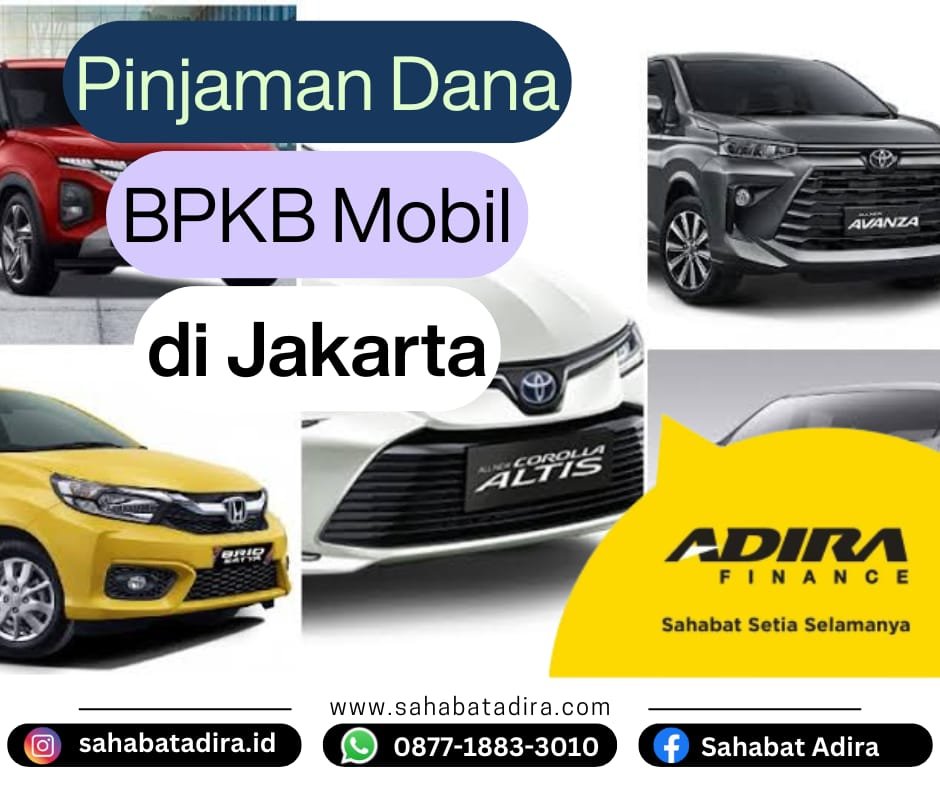 Pinjaman Dana BPKB Mobil di Jakarta