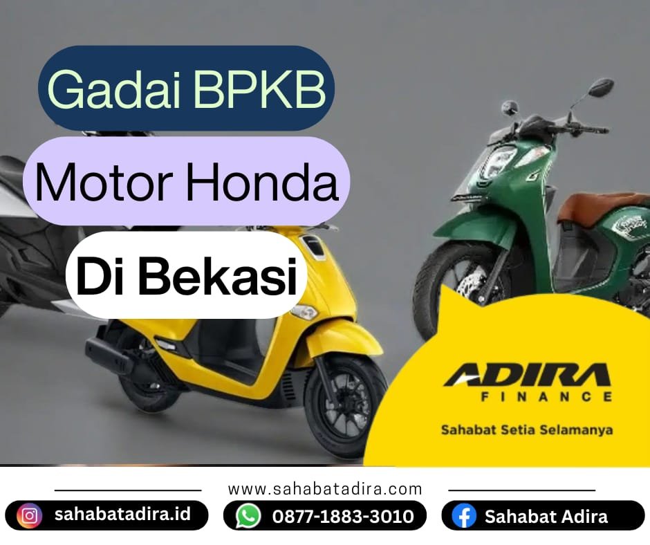 Gadai BPKB Motor Honda di Bekasi