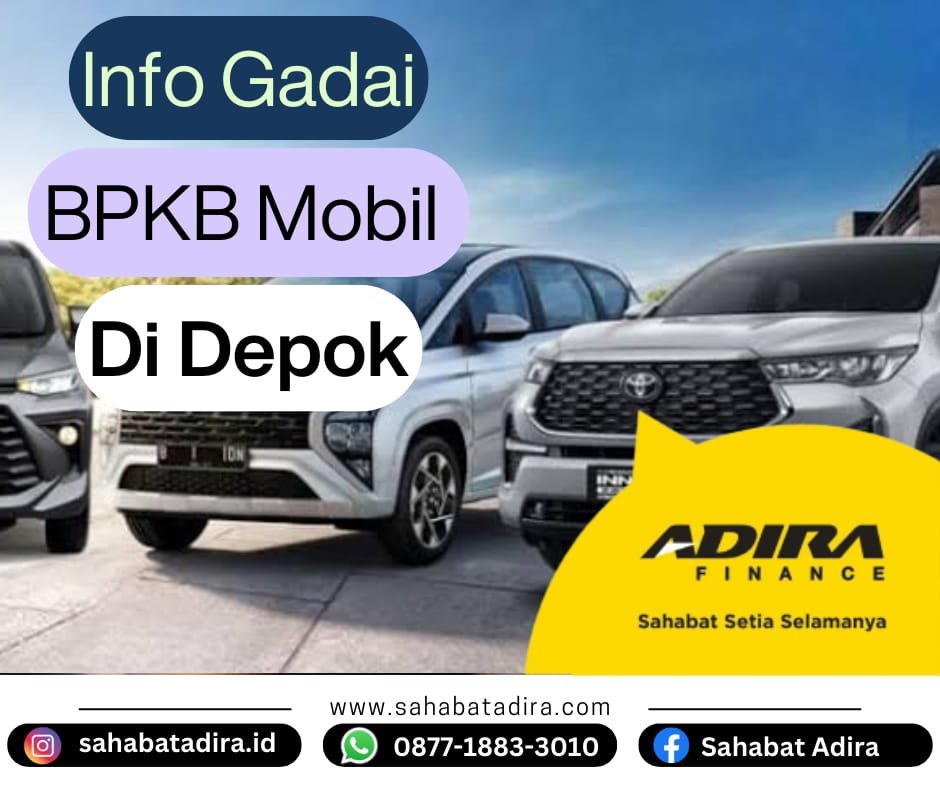 Info Gadai BPKB Mobil di Depok