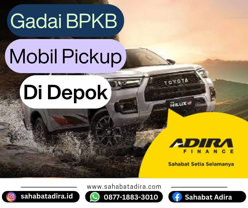 Info Gadai BPKB Mobil Pickup di Depok