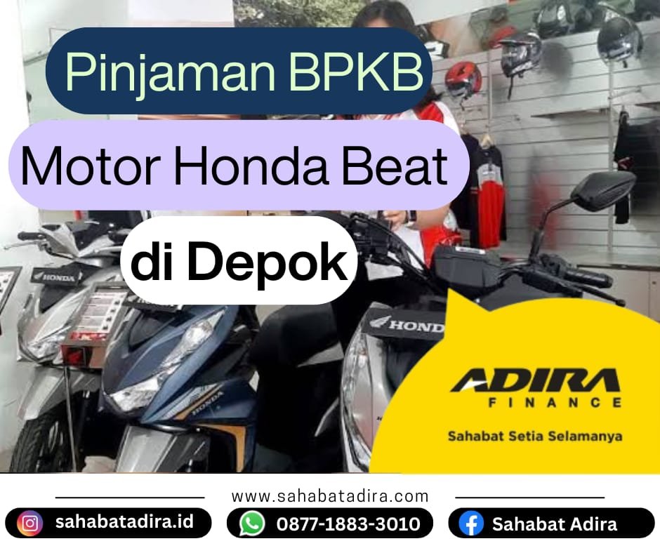 Gadai BPKB Motor Honda Beat di Depok