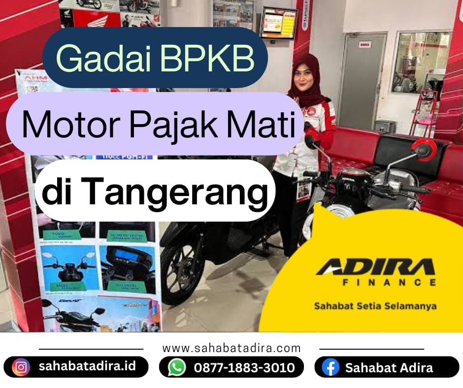 Gadai BPKB Motor Pajak Mati di Tangerang