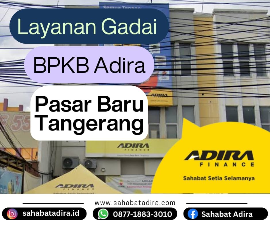 Layanan Gadai BPKB Adira Finance Pasar Baru Tangerang
