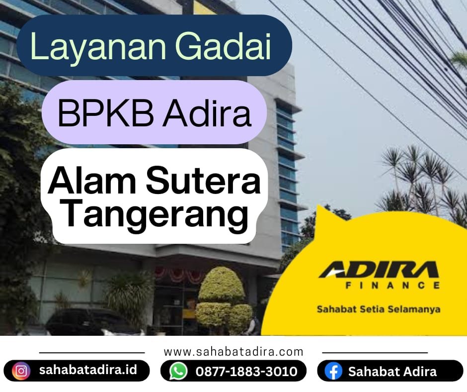 Layanan Gadai BPKB Adira Alam Sutera Tangerang