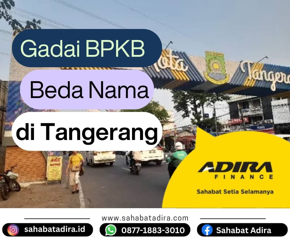 Gadai BPKB Beda Nama di Tangerang