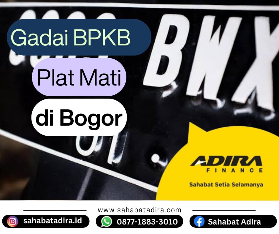 Gadai BPKB Plat Mati di Bogor