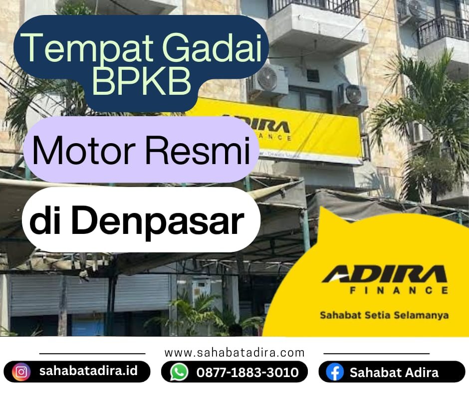 Tempat Gadai BPKB Motor Resmi di Denpasar