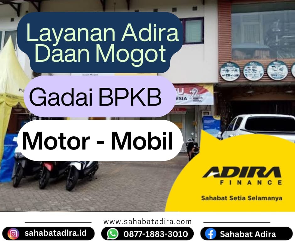 Gadai BPKB Motor & Mobil di Adira Finance Daan Mogot