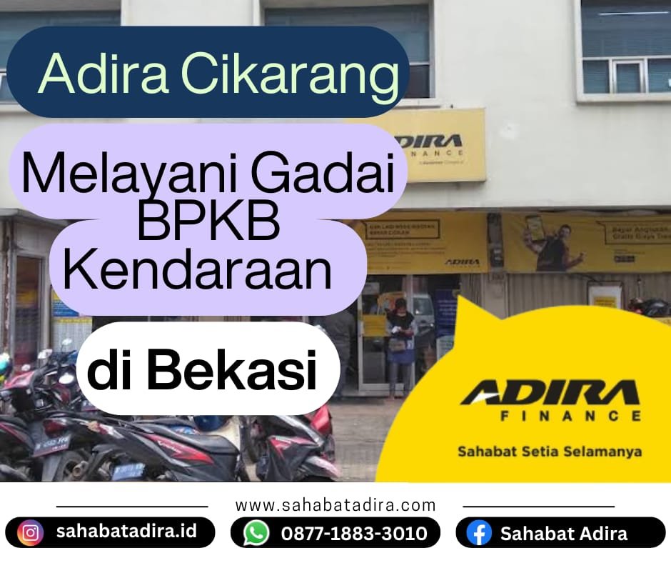 Gadai BPKB Kendaraan di Adira Finance Cikarang