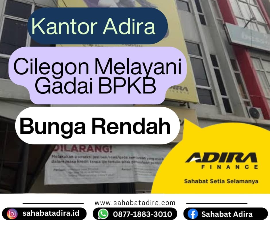 Gadai BPKB Motor Bunga Rendah di Adira Finance Cilegon