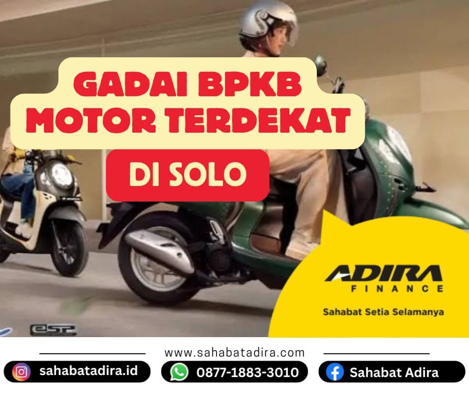 Gadai BPKB Motor Terdekat di Solo