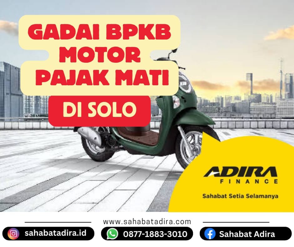 Gadai BPKB Motor Pajak Mati di Solo