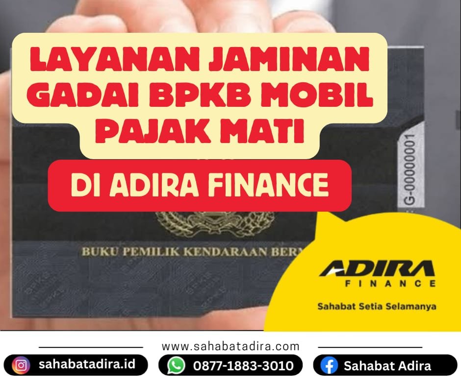 Gadai BPKB Mobil Pajak Mati di Adira Finance