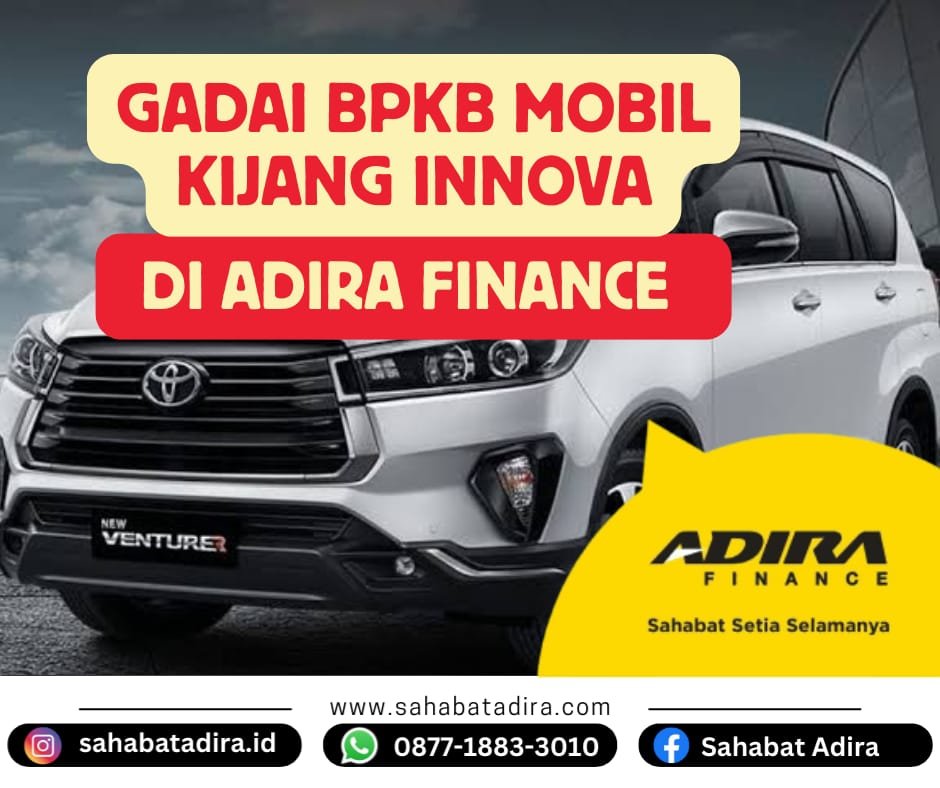 Gadai BPKB Mobil Kijang Innova di Adira Finance